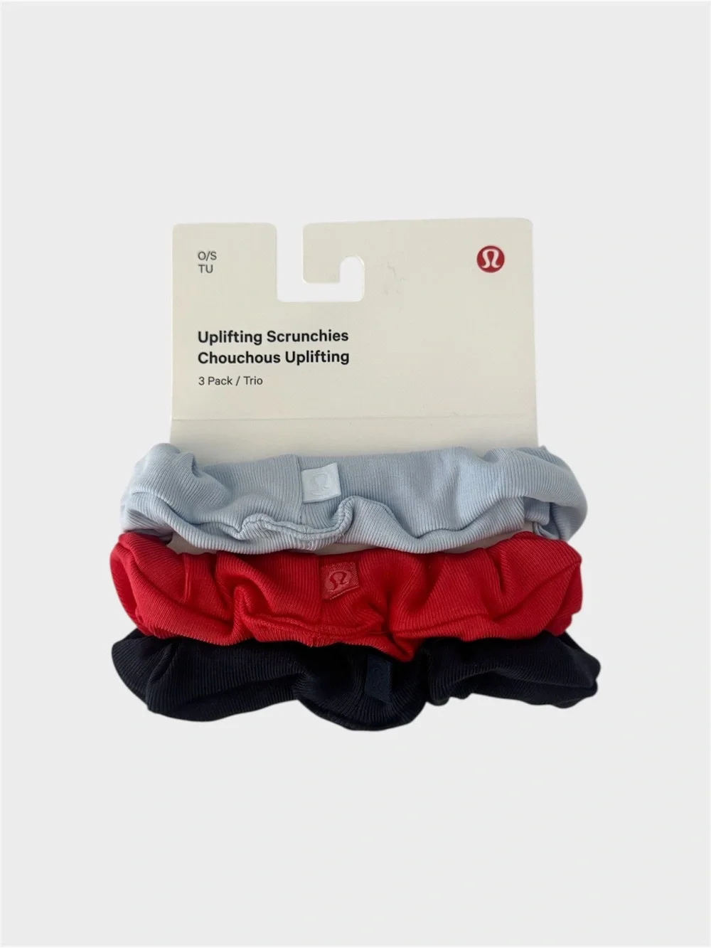 Lululemon Uplifting Scrunchies 3 Pack NWT